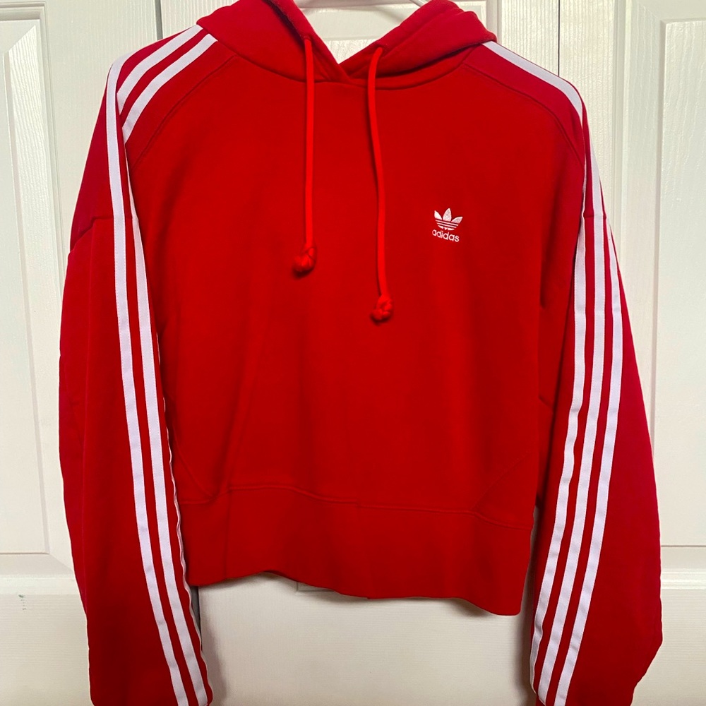 Brand new small red adidas hoodie :)